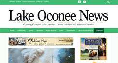 Desktop Screenshot of lakeoconeenews.us